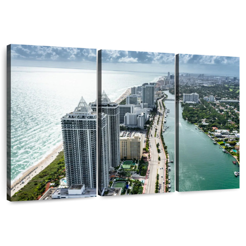 Nicci Fort Lauderdale View, H 48 po x l 74 po