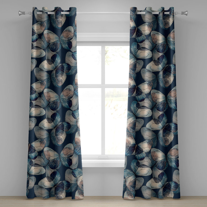 Rideau avec œillets Dakota Fields Wild Jungle, L 50 po x L 108 po