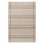 Zona Outdoor Striped Area Rug in Sesame/Beige-458694838