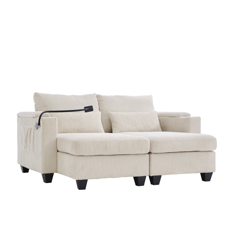 Méridienne convertible, Beige