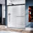 - W x 72'' H Double Added Door Semi-Frameless Shower Door with-62295899
