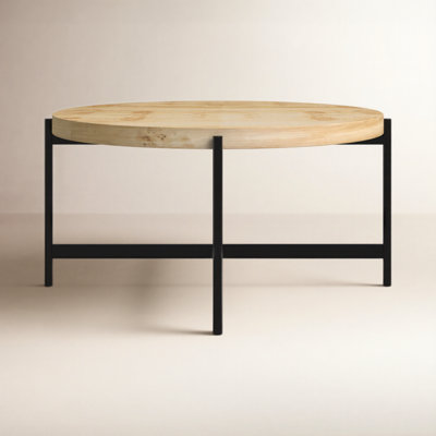 Craigwood 36" Burl Wood Coffee Table