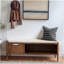 Banc d'appoint avec rangement et coussin rembourré