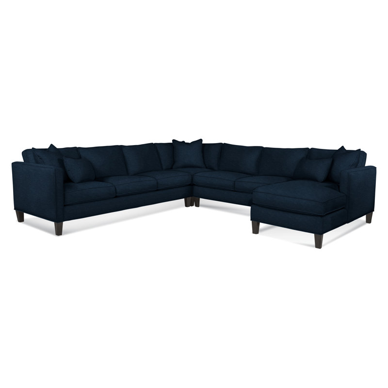 Sectional, Black, Right Hand Facing, Elite Ash; 0321-83