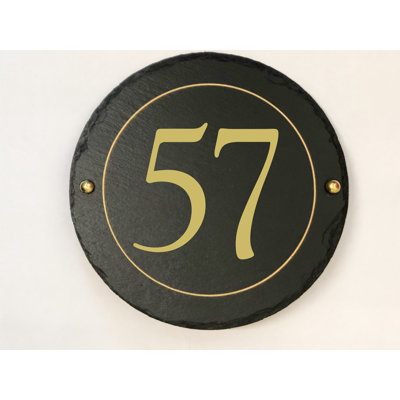 Easingwold 24cm H Stone House Number
