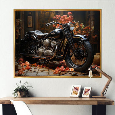Noir mystère de la moto