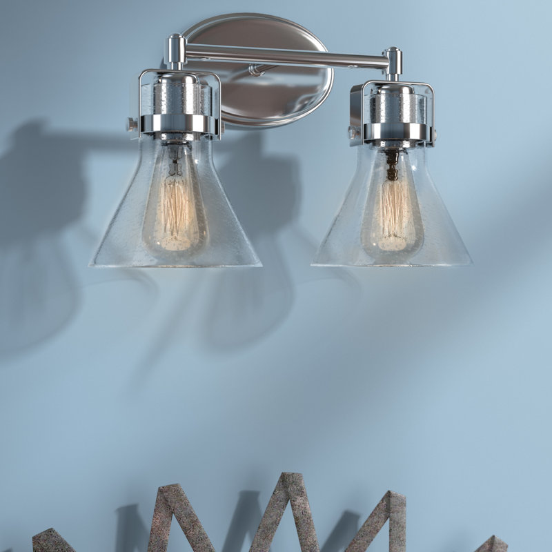 Éclairage pour meuble-lavabo à intensité variable Urbana, Non, Chrome poli, 2 Lights