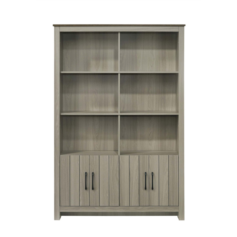 Bibliothèque avec portes d'armoire