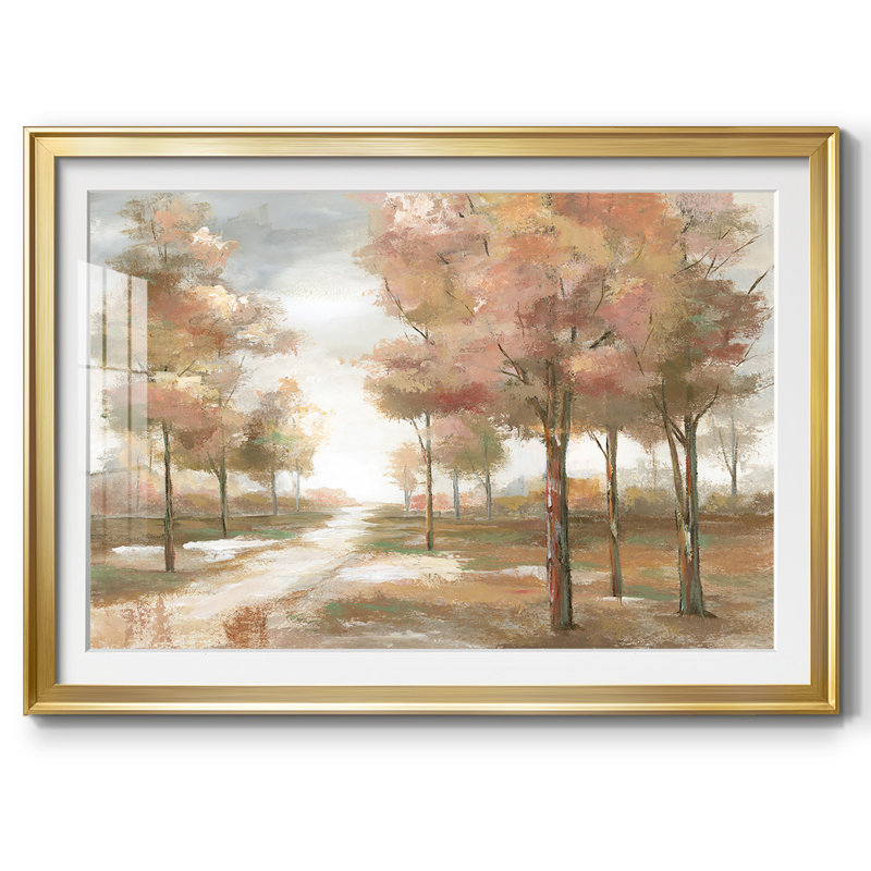 «Pastel Park», reproduction d'art sur papier, Or, H 19 po x l 27 po x P 1,5 po