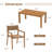 Kilani 7- Piece Outdoor Dining Set With Wood Table-2045964955