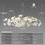 Lustre à 6 lumières 47,2 po Kedarian-2049502569