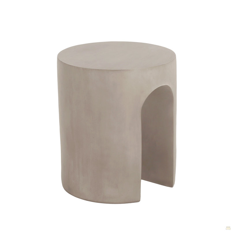 Table d'appoint d'extérieur ronde en U Mgo