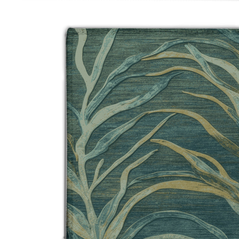 Tapis intérieur et extérieur bleu Nature