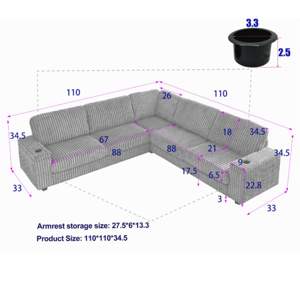 Dimensions du produit