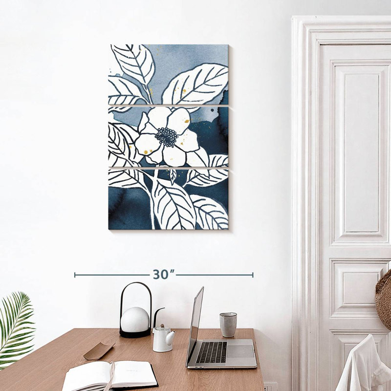 Harnek Indigo Blooms I