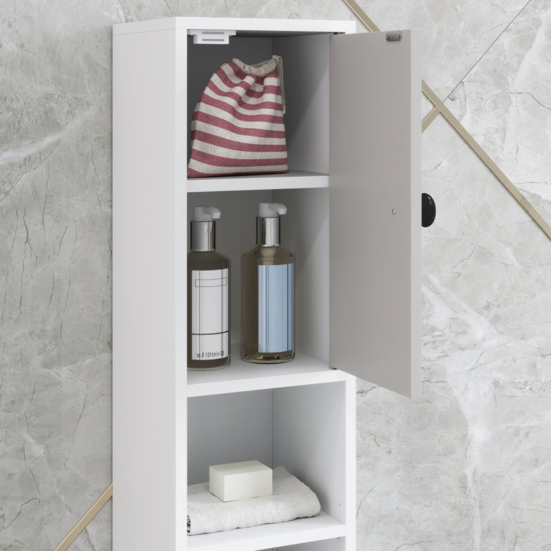 Milenia Linen Cabinet, Light Grey