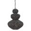 Lampe de plafond Kali noire