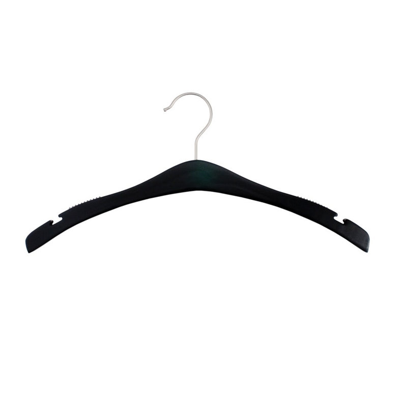 Cintre en bois standard pour robe / chandail / chandail, Noir