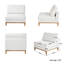 Fauteuil d'appoint modulaire rembourré sans accoudoirs-816816858