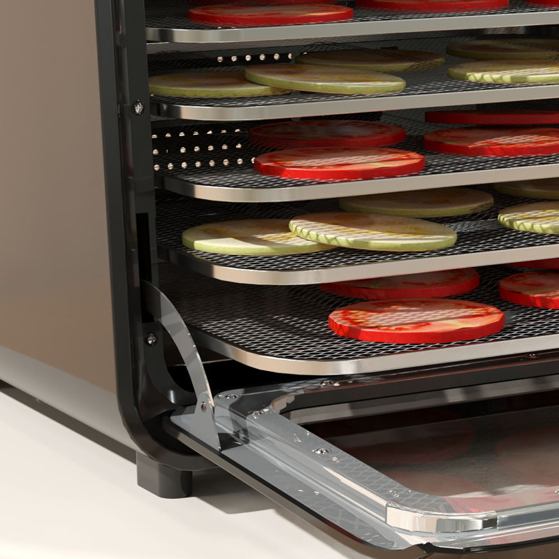 HOMCOM 350W Food Dehydrator, Black