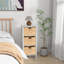 Blodwyn Metal Bedside Table-1875595394