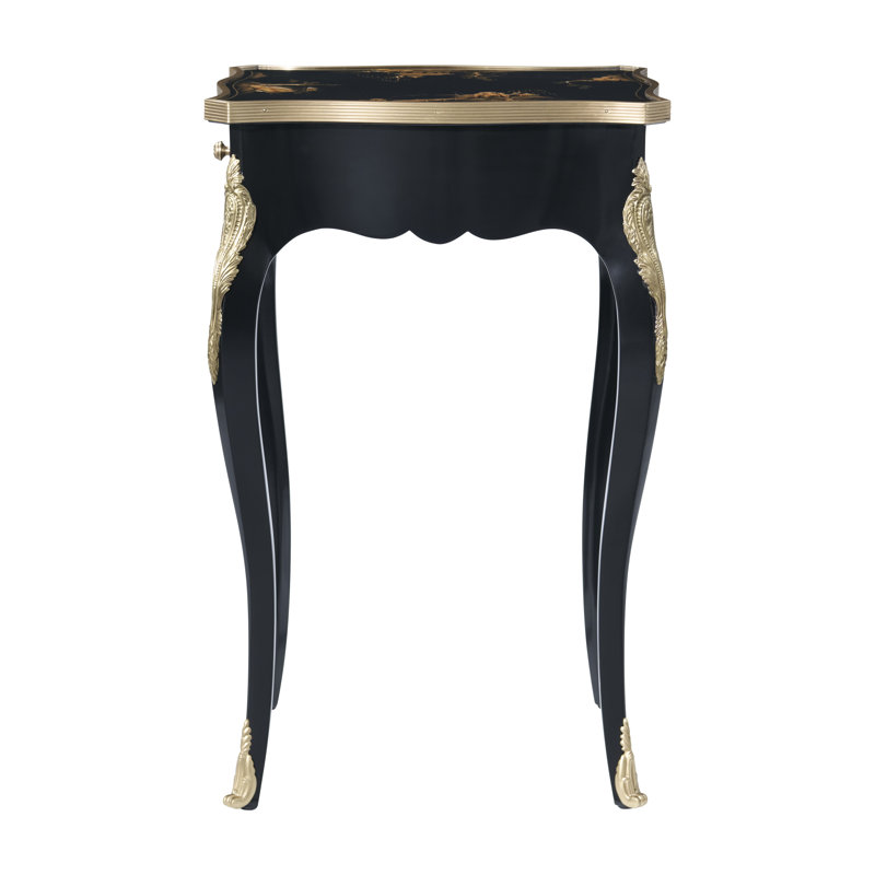Brushwork Glass End Table