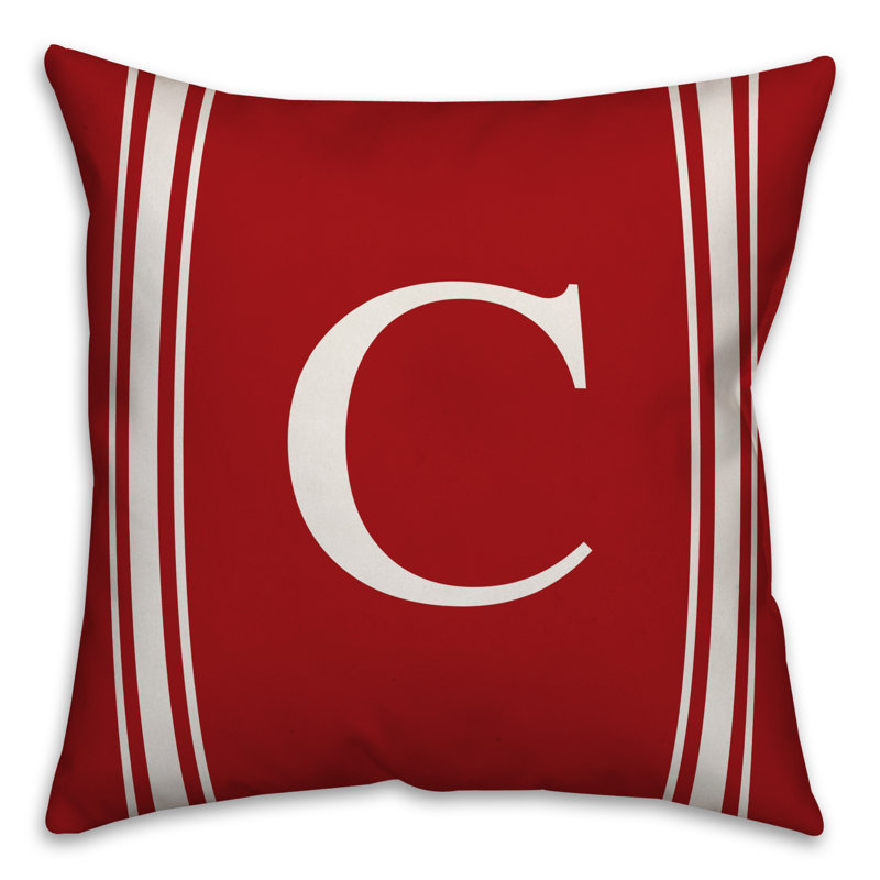  Coussin Monogram, C, Rouge
