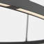 Mick De Giulio Stagger X-Large Ring Chandelier in Nightshade Black with Acrylic shade-1407831893