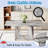 63" Dining Table Set For 6, Modern Dining Room Table Set With Wood Table & Ergonomic Chairs-650890162-650890167