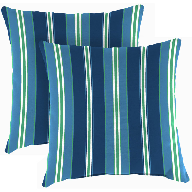 16" x 16" Outdoor Throw Pillow, Sullivan Vivid