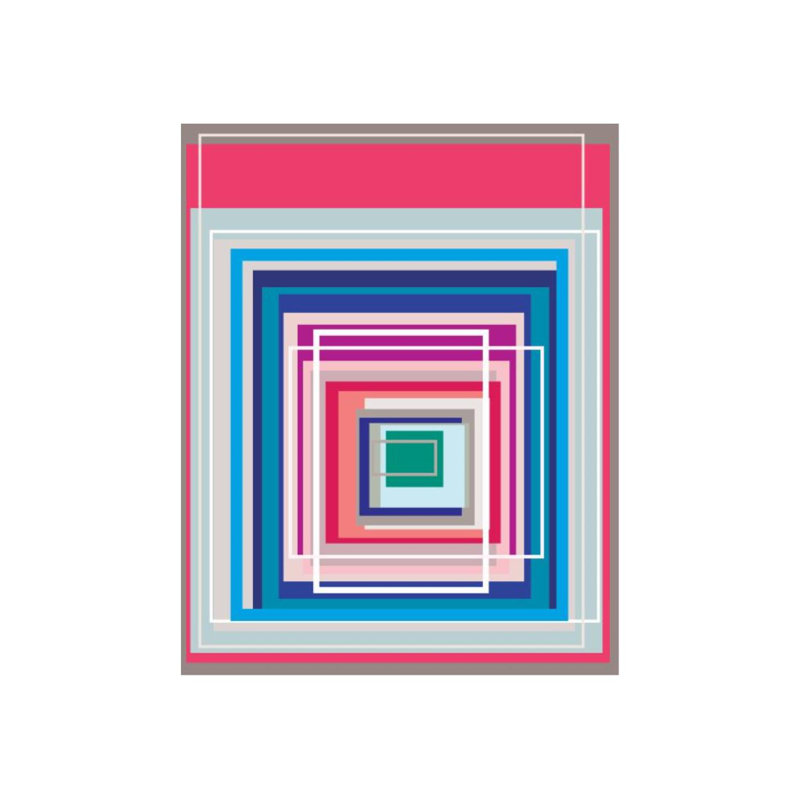 «Color Blocks I» par Guseul Park - impression non encadrée, H 50 po x l 40 po, Extérieur