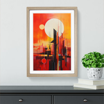 Sunrise Constructivism - Framed Print