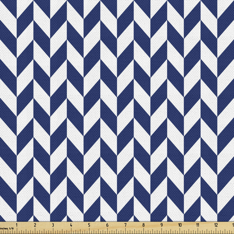Tissu à chevrons fab., l 58 po x L 72 po
