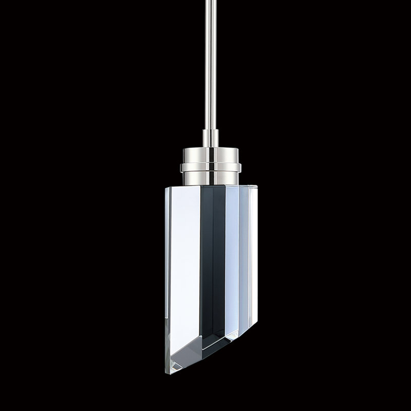 Pedigo - Light LED Single Pendant, Polished Nickel