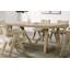 Ensemble de salle à manger contemporain en placage de chêne 7 pièces avec accoudoirs rembourrés en polyester 6 pièces 1 table