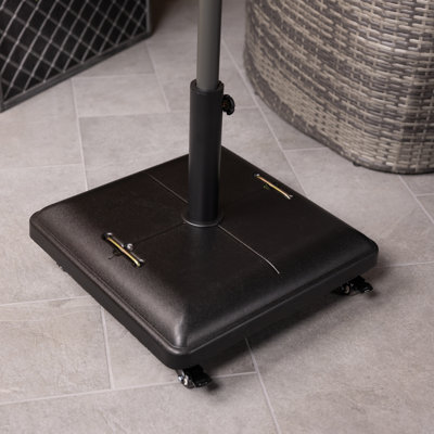 37.5kg Free Standing Umbrella Base with Wheels