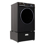 Equator Advanced Appliances 1.62 Cubic Feet Front Load Washer with Steam Wash with Pedestal