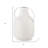 Donzel White W/ Black Speckles Tall Vase