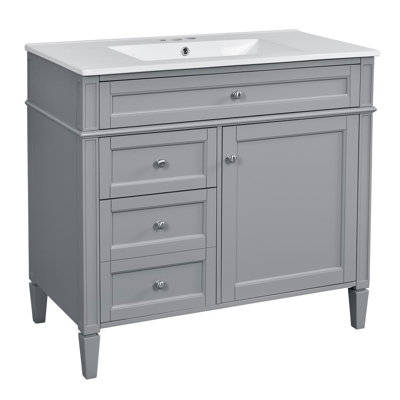 Meuble-lavabo 36 po avec lavabo supérieur