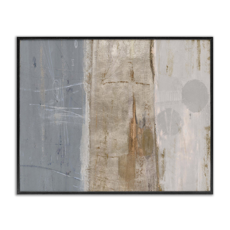 «Tunnel Vision Abstraction», estampe numérique par Kingsley, Giclée encadrée noir minuit, H 16 po x l 20 po
