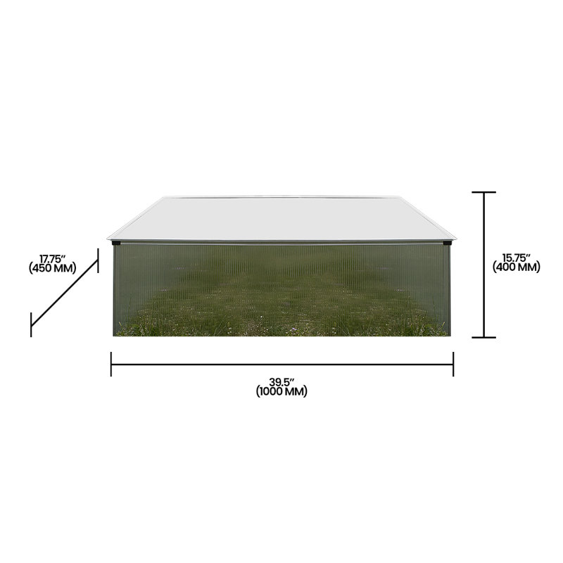 42" W x 18" D Cold Frame Greenhouse