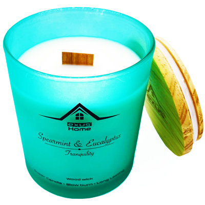 Bougie parfumée menthe verte et eucalyptus