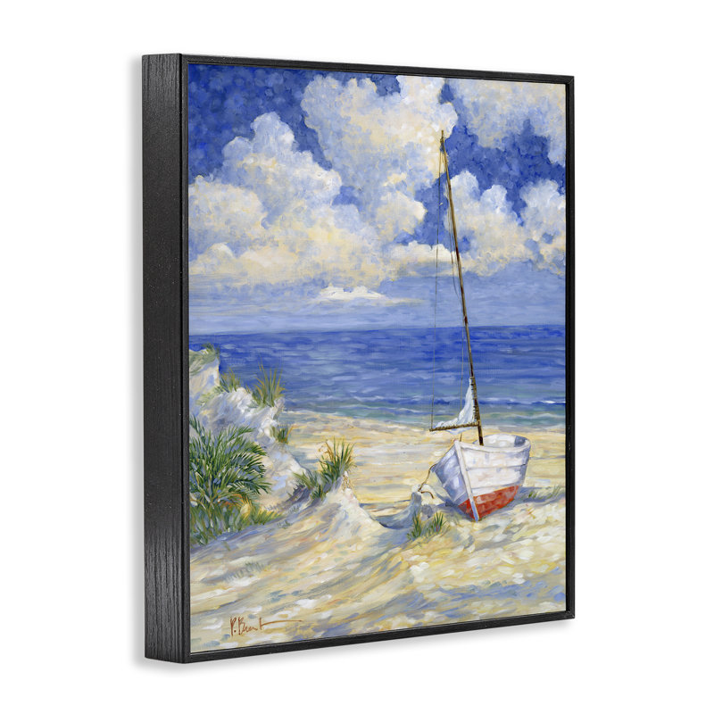 Costa del Sol, art de la giclée encadrée par Paul Brent, Giclée encadrée noir minuit, H 14 po x l 11 po