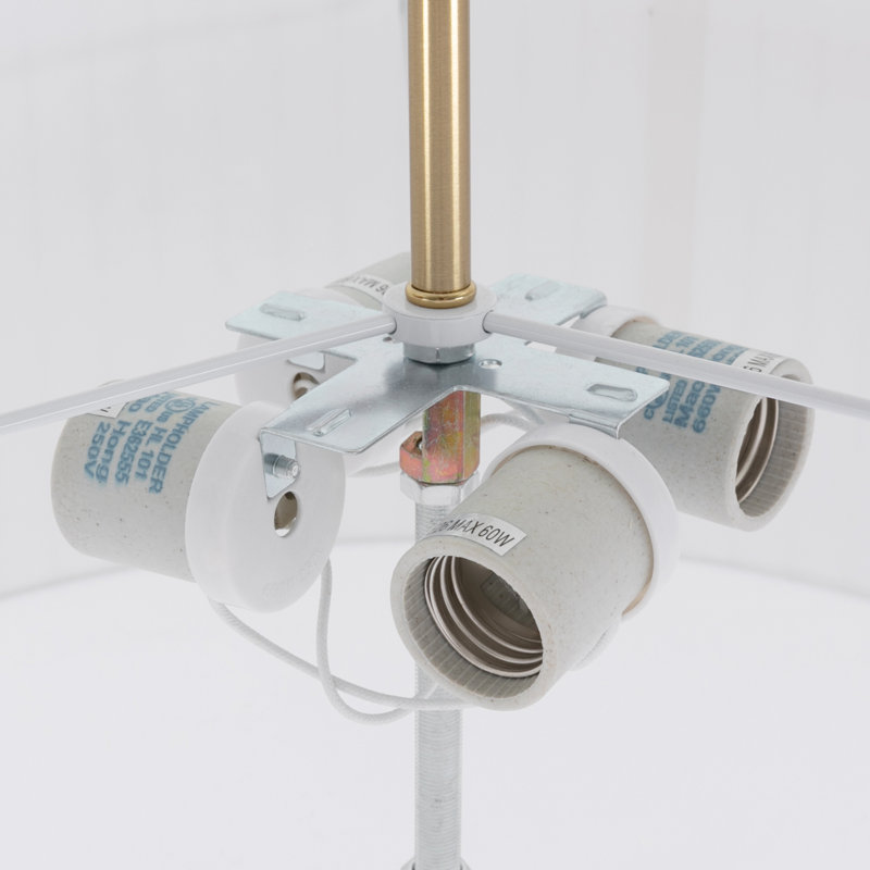 Luminaire suspendu tambour 4 lumières Latrinia