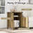 Farmhouse Nairoby Nightstand, End Table, End Tables with Barn Door and Shelf, Modern Bed Side Table Rustic Nightstands Set for Bedroom, Living Room ﻿-253371656-253371659