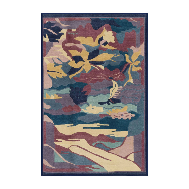 Milaina Abstract Indoor Rug, Rectangle 2' x 3'