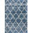Ishaan Ogee Moroccan Trellis Shag Indigo Blue/Ivory Rug-230466332