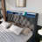 Modern Upholstered LED Platform Bed with 360° Surround Lighting | Button/App/Remote Control | Hydraulic Storage & USB-C Charging-1242803198-1242803193