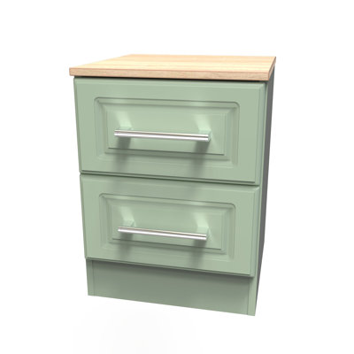 Aalysia 37cm W Manufactured Wood Bedside Table