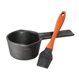 0.4 Quarts Cast Iron Saucepan